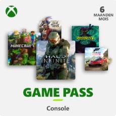 Xbox Game Pass 6 maanden Xbox Series X|S en Xbox One