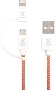 Xtorm Lightning and Micro USB kabel, 1m