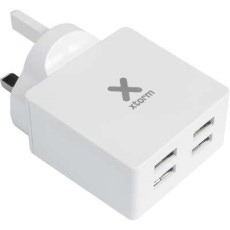 Xtorm 4 in 1 USB Oplader UK Adapter Plug Type G Wit
