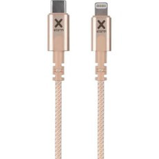Xtorm USB C naar Lightning Kabel 1 meter Goud