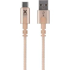Xtorm USB naar USB C Kabel 1 meter Goud