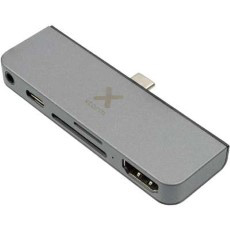 Xtorm USB C 5 in 1 Hub Grijs