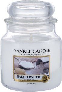Yankee Candle Baby Powder Medium Kaars