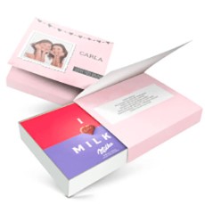 YourSurprise Milka giftbox bedrukken Moederdag 220 gram