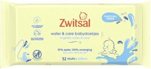 Zwitsal Water en Care Babydoekjes 52 stuks