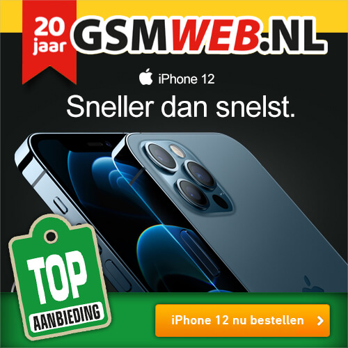 Gsmweb.nl bestel nu de iPhone 12, de snelste iPhone ooit
