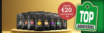 Koffievoordeel nu proefpakketten voor maar € 20,-
