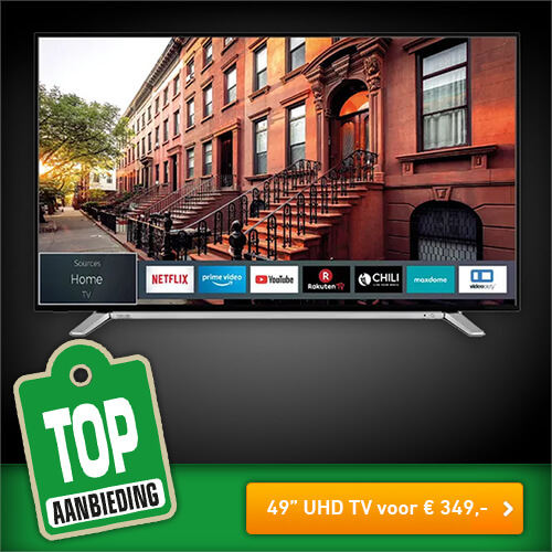 Toshiba® 4K UHD smart TV 49" voor € 349,- bij Lidl