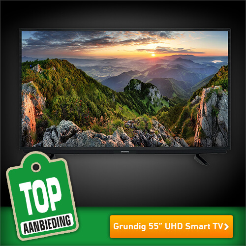 De Grundig 55" UHD Smart TV nu voor € 499,- bij de Lidl