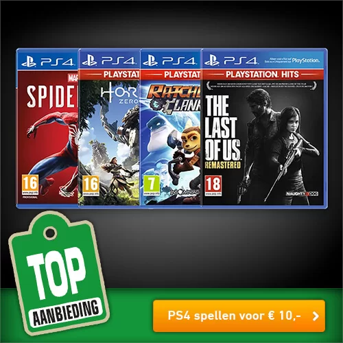 Tegenstrijdigheid veerboot Lijm Nu 11 PS4 games voor maar € 10,- per stuk bij de Mediamarkt