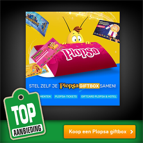 De Plopsa Giftbox stel je nu voordelig zelf online samen