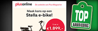 Maak nu kans op een Stella e-bike t.w.v. € 1.899,- bij Plusonline