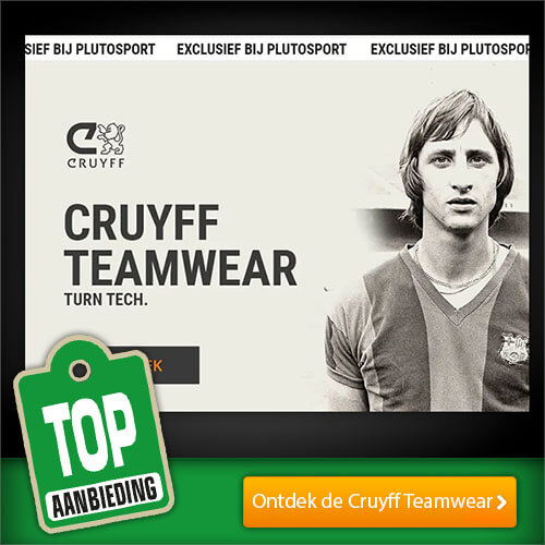 Cruyff Teamwear nu exclusief te koop bij Plutosport