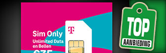 T-Mobile Sim Only Unlimited Data en Bellen nu met hoge korting