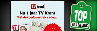 Nu een gratis dekbedovertrek t.w.v. € 60,- bij de TV Krant