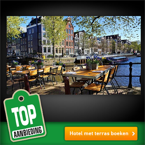 Hotels met terras vanaf € 28,- p.p. bij Voordeeluitjes.nl
