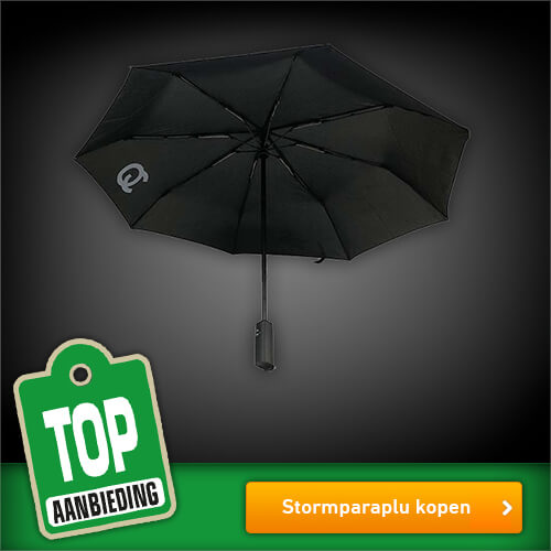 Onverwoestbare stormparaplu nu voor maar € 17,95