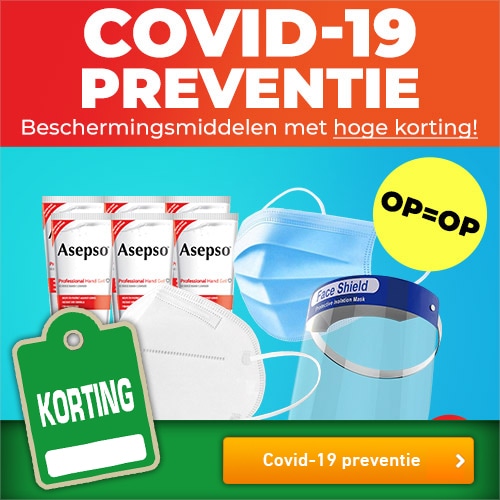 Voordeelvanger Covid-19 preventie met korting