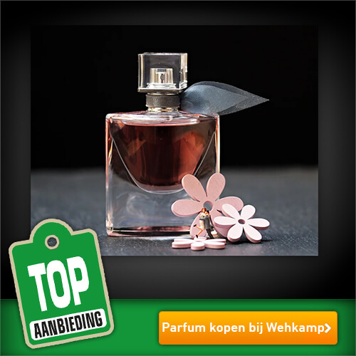 Altijd parfum aanbiedingen te vinden bij Wehkamp